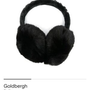 Goldbergh Fluffy Ear Warmers NWOT